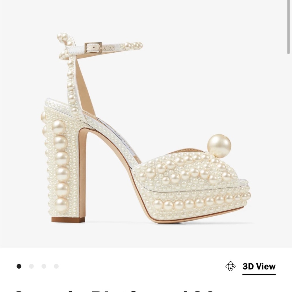 Jimmy Choo bridal shoes size 36.5